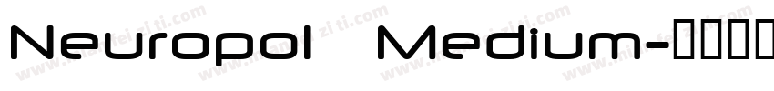 Neuropol  Medium字体转换